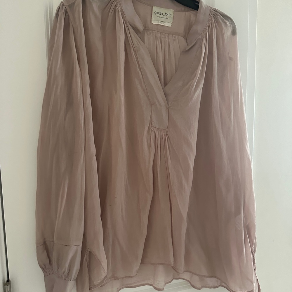 Giada Forte blouse-y silk shirt